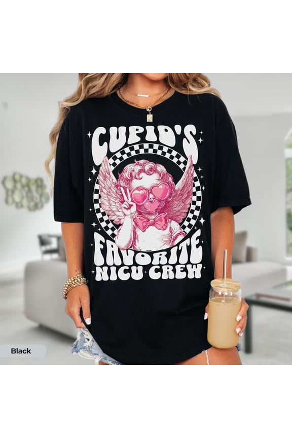 Nicu Nurse Love Shirt Cupid'S Favorite Nicu Crew Cna Love'S Tshirt Neonatal Intensive Care Unit Nurse Team Shirt