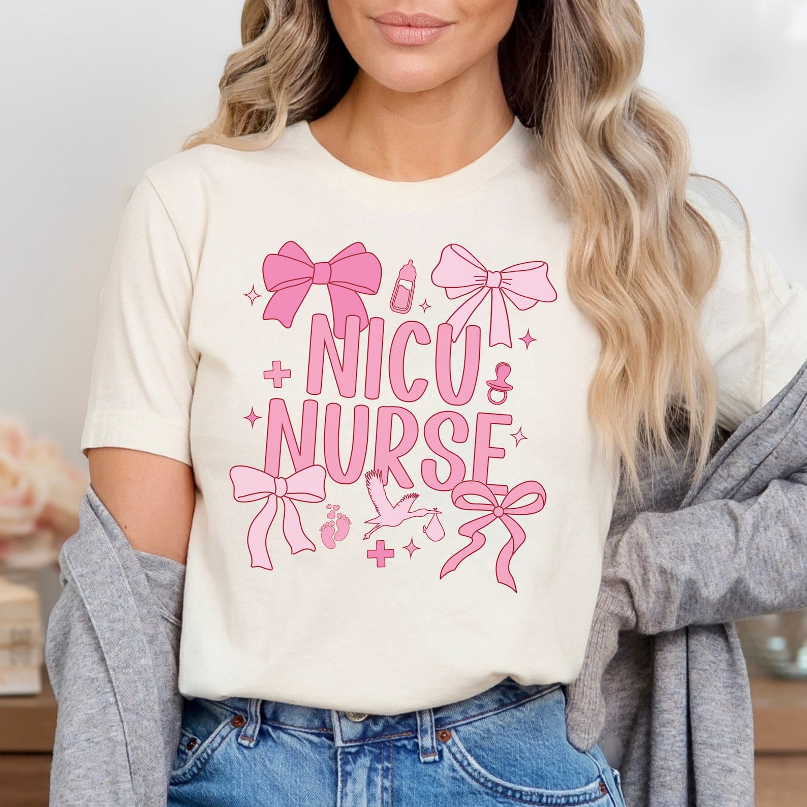 Nicu Nurse Shirt Nicu Shirt Coquette Nurse Shirt Nicu Nurse Gifts Nicu ...