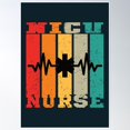 thumbnail image 1 of Nicu Nurse Vintage Rainbow - (Neonatal Intensive Care Unit) Poster Wall Art, Modern Wall Decor, 16x24 UNFRAMED, 1 of 3
