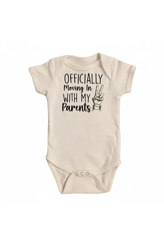 Nicu Peace Out Newborn Baby Bodysuit