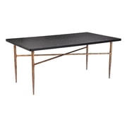 ZUO Nida Dining Table Black & Bronze