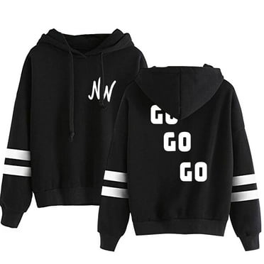 Nidal Wonder GO GO GO Pullovers Hoodies Fashion Pocketless Sweatshirts Hip Hop Clothes