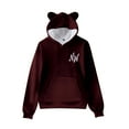 thumbnail image 1 of Nidal Wonder Go Go Go Cat Ear Hoodie Women Long Sleeve Sweatshirt Pullover Clothes, 1 of 3