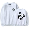 thumbnail image 1 of Nidal Wonder Go Go Go Crewneck Sweatshirt Unisex Long Sleeve Fashion Pullover, 1 of 2