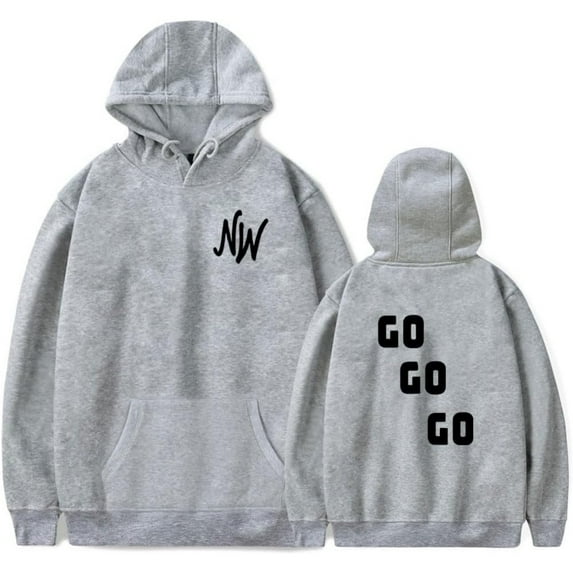 Nidal Wonder Go Go Go Merch Hoodie Pockets Drawstring Unisex Hooded Sweatshirt Fashion Clothing
