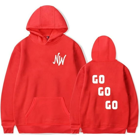 Nidal Wonder Go Go Go Merch Hoodie Pockets Drawstring Unisex Hooded Sweatshirt Fashion Clothing