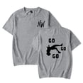 thumbnail image 1 of Nidal Wonder Go Go Go T-Shirt Women Men Summer Hiphop Casual Crewneck Short Sleeve Tee, 1 of 2