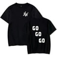 thumbnail image 1 of Nidal Wonder Go Go Go T-shirt women's men's fashion summer casual round neck short sleeved T-shirt, 1 of 2