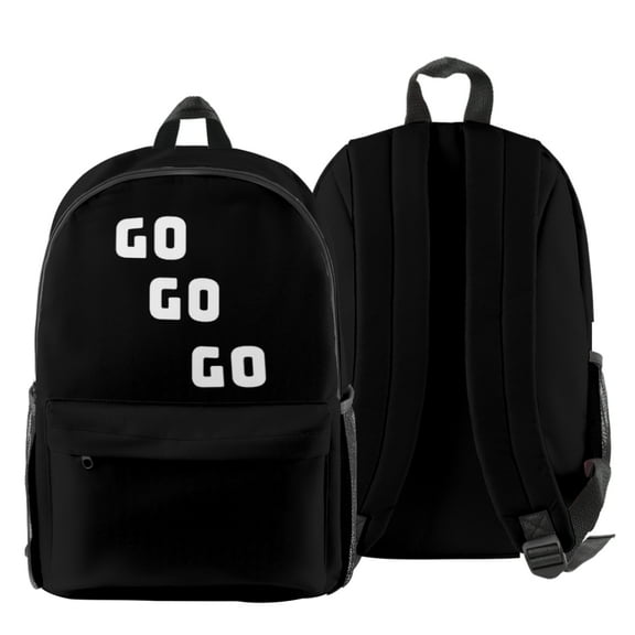 Nidal Wonder Merch Go Go Go Backpack Women Men Shoulders Bag Fashion 3D Prints Casual Daypack Travel Bags