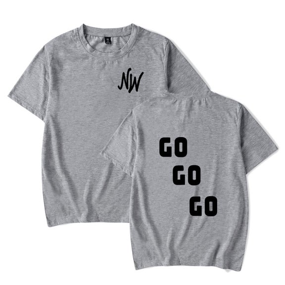 Nidal Wonder Merch Nw Go Go T-shirt Men/Women Fashion Top Summer Casual Short sleeved Round Neck T-shirt