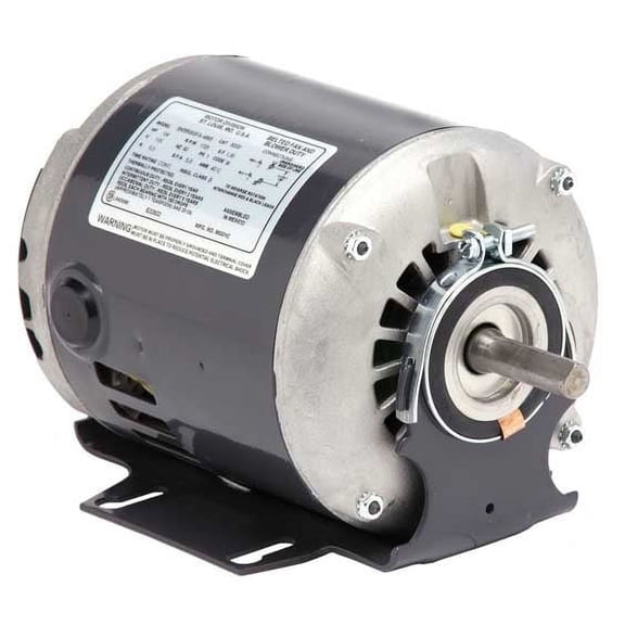 Nidec Motor Corporation 3615 Motor Blower, 115/208/230V, 1PH, 1/6HP, 1725RPM