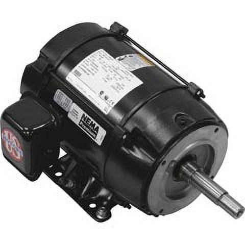 Nidec Motor Corporation EEQK500 Motor, US Motor, 5 Horsepower, Three Phase, 208/230/460v
