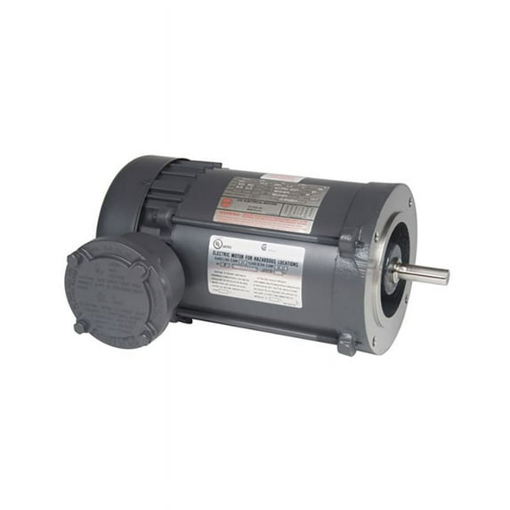 Nidec Motor Corporation XS1P2ACR (N), AC Motor, , 1 HP, 1800 RPM, Three Phase, 208-230/460 V, 60 Hz, 143TC