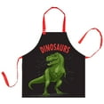 thumbnail image 1 of Nidoul Kids Apron Adjustable Dinosaur Kitchen Chef Apron with Big Pocket Girls Boys Bib Apron for Cooking Baking Painting, 1 of 5
