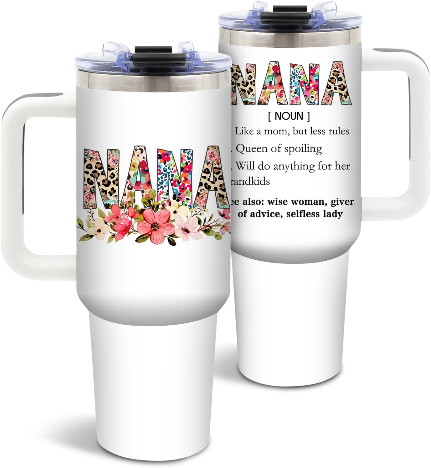 Niece Gifts from Auntie, Birthday Tumbler for Women, Christmas Graduation Gift for Nieces Adult, To My Niece, 40 Oz Tumbler with Handle Lids and Straw Christmas Gifts, 1PCS