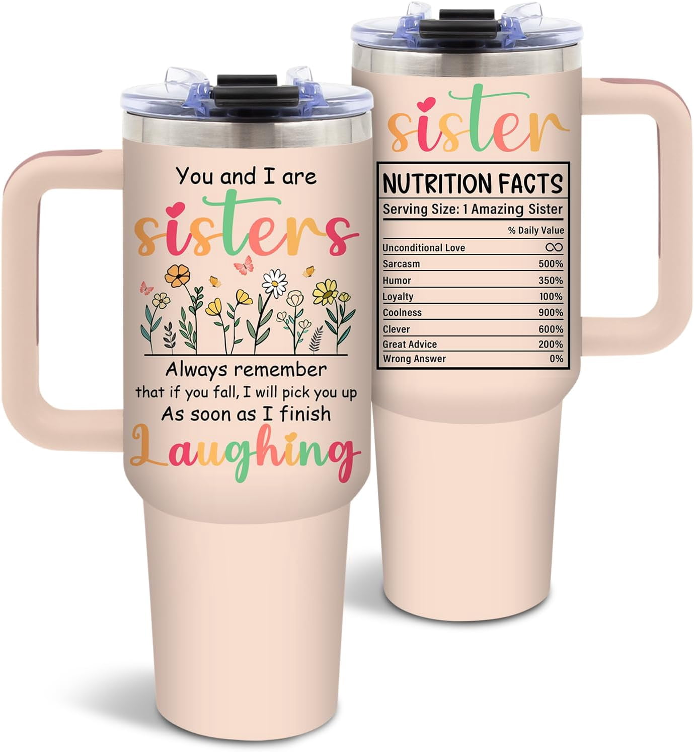 Niece Gifts from Auntie, Birthday Tumbler for Women, Christmas Graduation Gift for Nieces Adult, To My Niece, 40 Oz Tumbler with Handle Lids and Straw Christmas Gifts, 1PCS