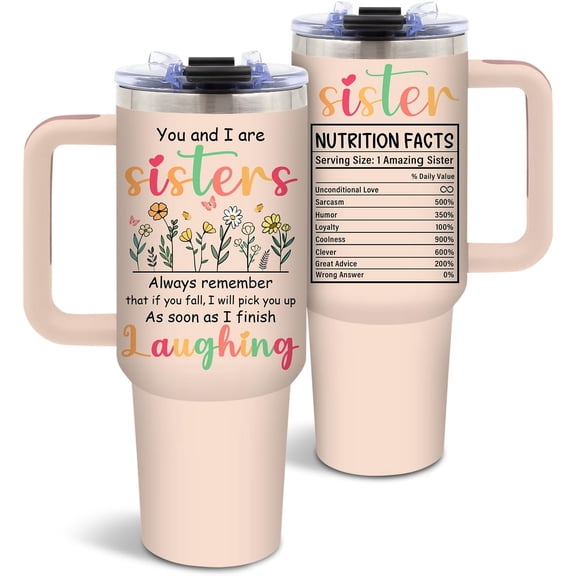 Niece Gifts from Auntie, Birthday Tumbler for Women, Christmas Graduation Gift for Nieces Adult, To My Niece, 40 Oz Tumbler with Handle Lids and Straw Christmas Gifts, 1PCS