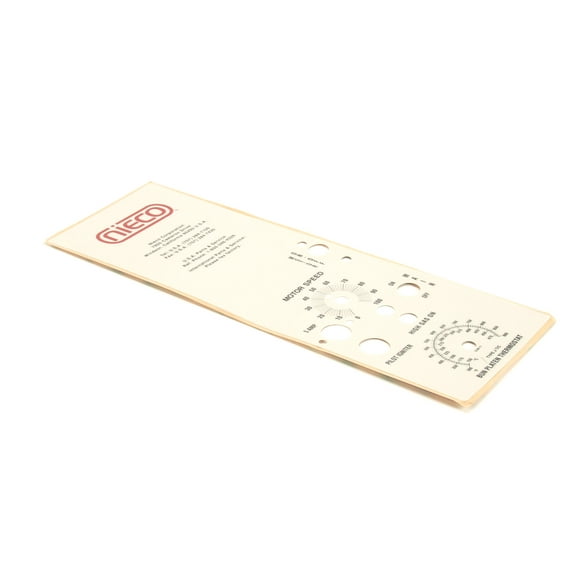 Nieco 5146-11 Control box label