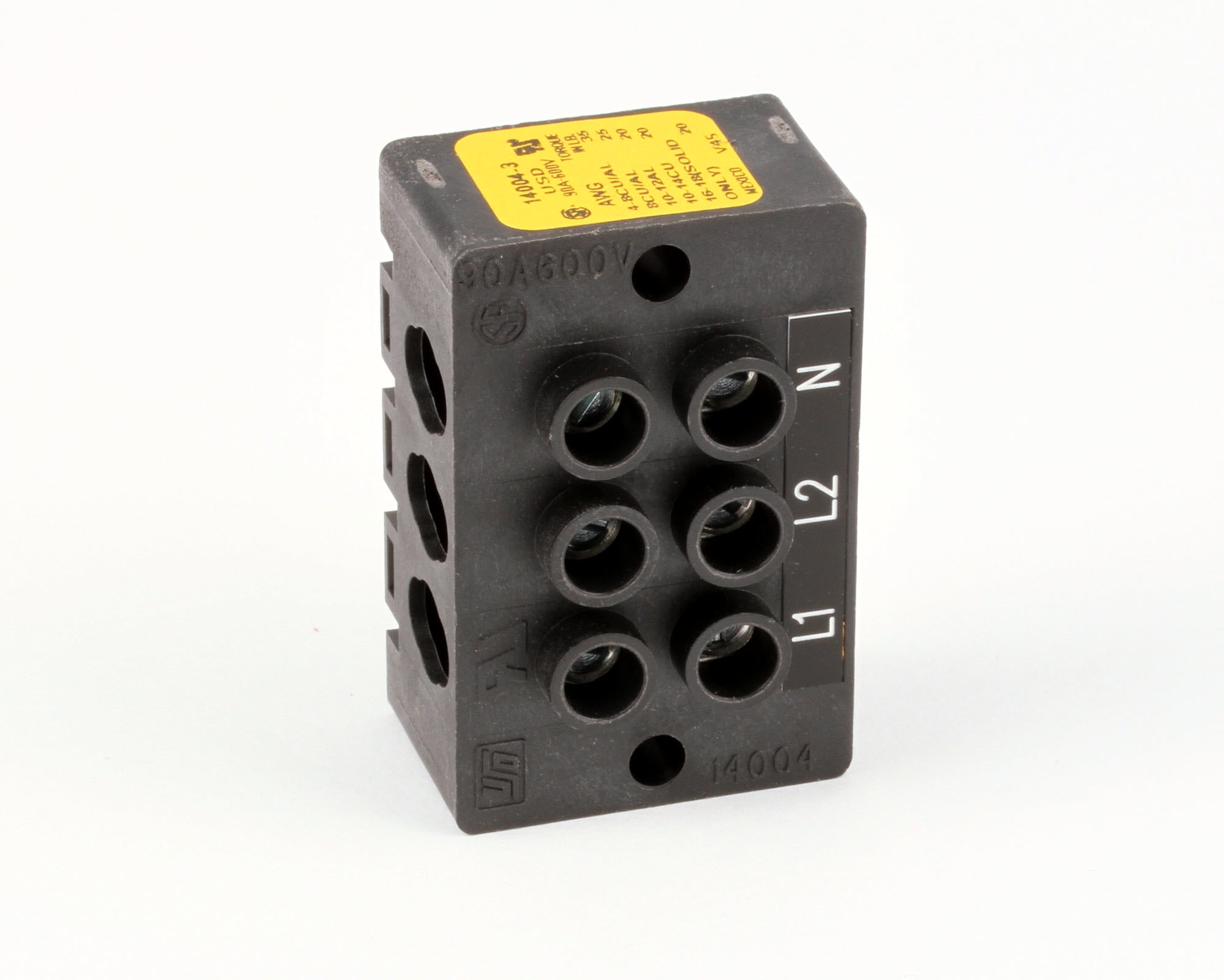 Nieco 4622 3 pole, 90-Amp terminal block