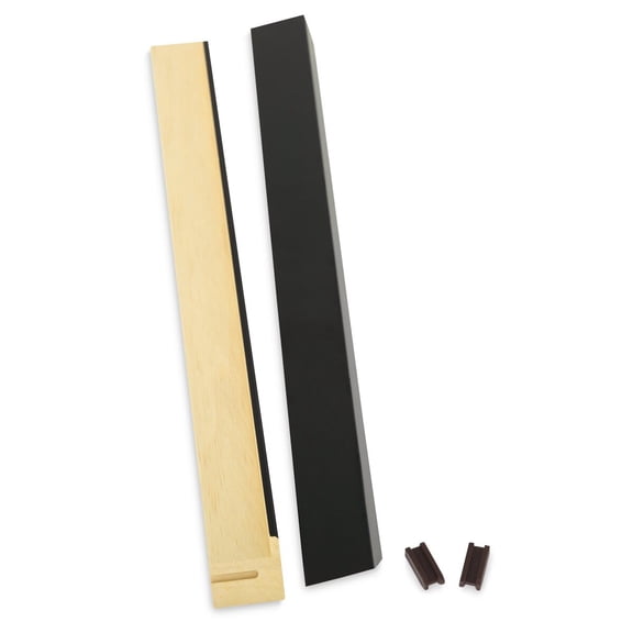 Nielsen Bainbridge 15" Ayous Sectional Frame Kit, Real Wood Picture Hanging Hardware with Flat Face, Black Finish, Easy Assembly, Sturdy & Timeless