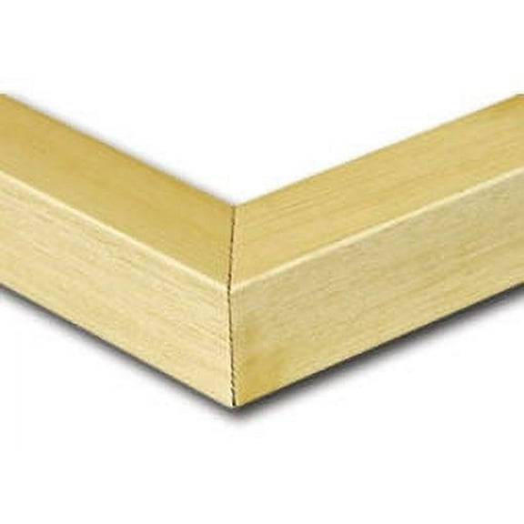 Nielsen Bainbridge 20" Ayous Sectional Frame Kit, Real Wood Picture Hanging Hardware with Flat Face, Natural Finish, Easy Assembly, Sturdy & Timeless