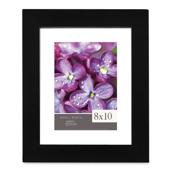 Nielsen Bainbridge Gallery Solutions Glass Float Frame - Black, 8" x 10"