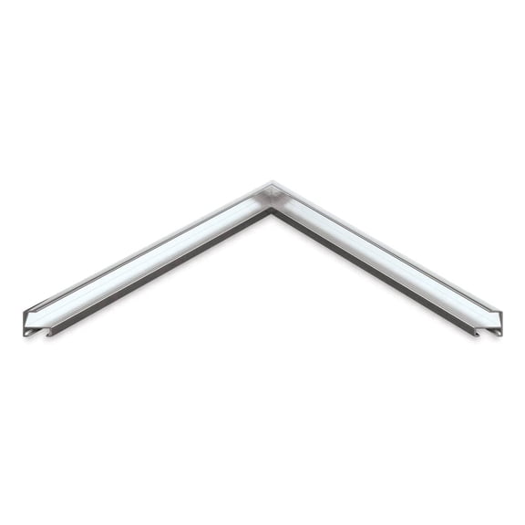 Nielsen Bainbridge 10" Undici Sectional Frame Kit, Metal Picture Hanging Hardware with Round Face, 2 Bars, Silver Finish, Easy Assembly, Lightweight