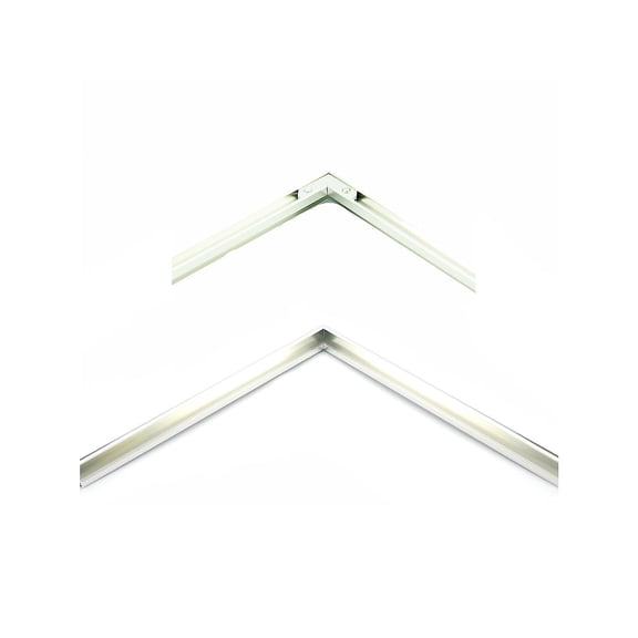 Nielsen Bainbridge 14" Undici Sectional Frame Kit, Metal Picture Hanging Hardware with Round Face, 2 Bars, Silver Finish, Easy Assembly, Lightweight