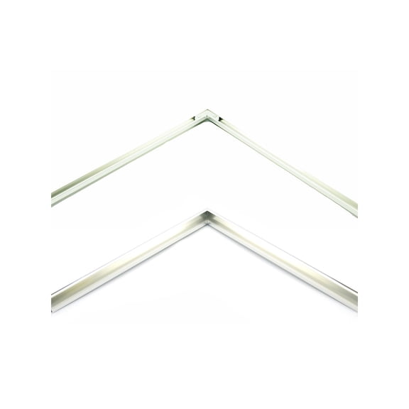 Nielsen Bainbridge 17" Undici Sectional Frame Kit, Metal Picture Hanging Hardware with Round Face, 2 Bars, Silver Finish, Easy Assembly, Lightweight