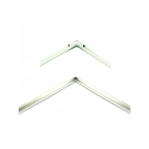 Nielsen Bainbridge 18" Undici Sectional Frame Kit, Metal Picture Hanging Hardware with Round Face, 2 Bars, Silver Finish, Easy Assembly, Lightweight