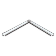Nielsen Bainbridge 19" Undici Sectional Frame Kit, Metal Picture Hanging Hardware with Round Face, 2 Bars, Silver Finish, Easy Assembly, Lightweight