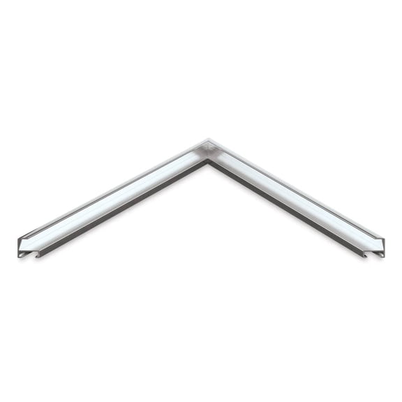 Nielsen Bainbridge 23" Undici Sectional Frame Kit, Metal Picture Hanging Hardware with Round Face, 2 Bars, Silver Finish, Easy Assembly, Lightweight