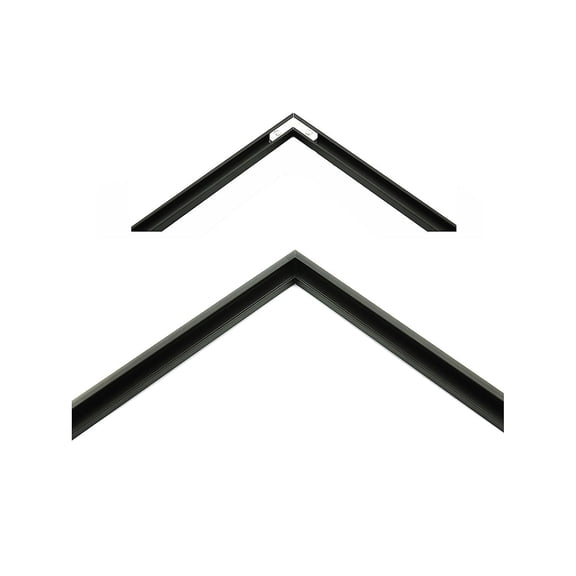 Nielsen Bainbridge 30" Undici Sectional Frame Kit, Metal Picture Hanging Hardware with Round Face, 2 Bars, Matte Black Finish, Easy Assembly, Lightweight
