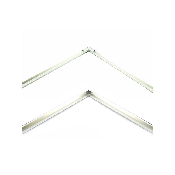 Nielsen Bainbridge 40" Undici Sectional Frame Kit, Metal Picture Hanging Hardware with Round Face, 2 Bars, Silver Finish, Easy Assembly, Lightweight