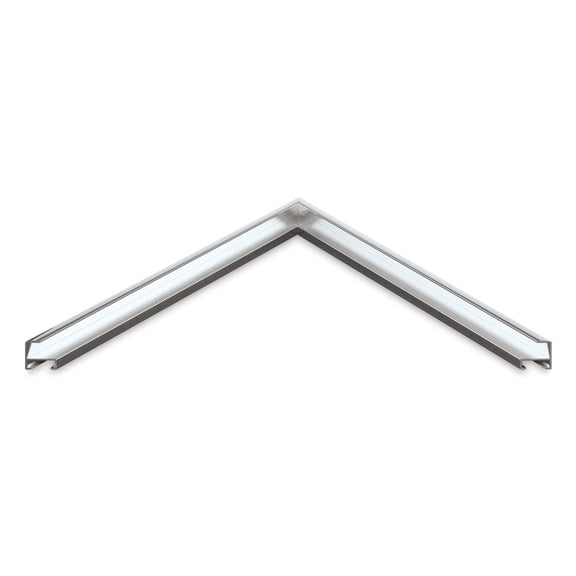 Nielsen Bainbridge 8" Undici Sectional Frame Kit, Metal Picture Hanging Hardware with Round Face, 2 Bars, Silver Finish, Easy Assembly, Lightweight