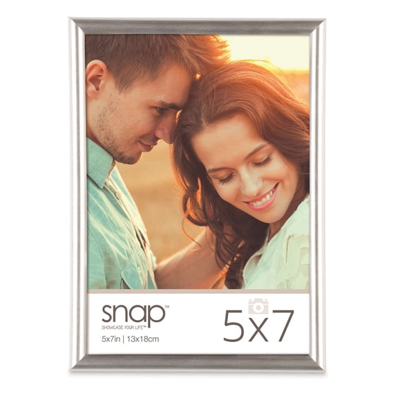 Nielsen Bainbridge Snap Basics Frame - Silver, 5" x 7"