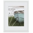 thumbnail image 1 of Nielsen Bainbridge Tribeca Frame - Matte White, UV Glass Cover, 16" x 20" x 1" (11" x 14" Opening), 1 of 1