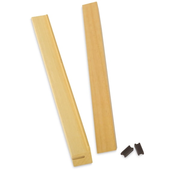Nielsen Bainbridge 11" Ayous Sectional Frame Kit, Real Wood Picture Hanging Hardware with Flat Face, Natural Finish, Easy Assembly, Sturdy & Timeless