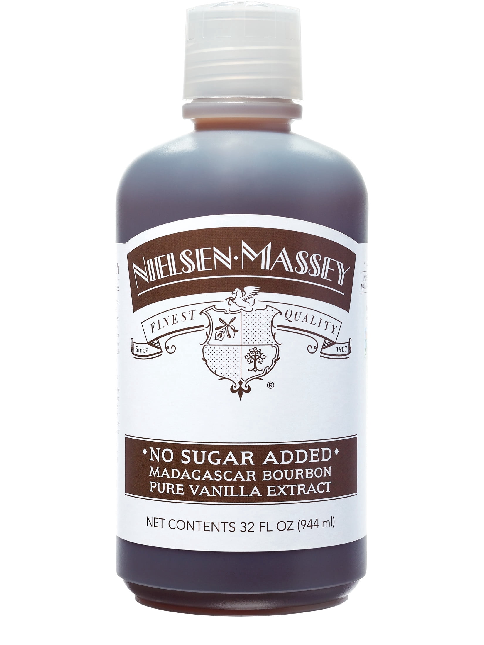 Nielsen-Massey No Sugar Added Madagascar Bourbon Pure Vanilla Extract, 32 oz