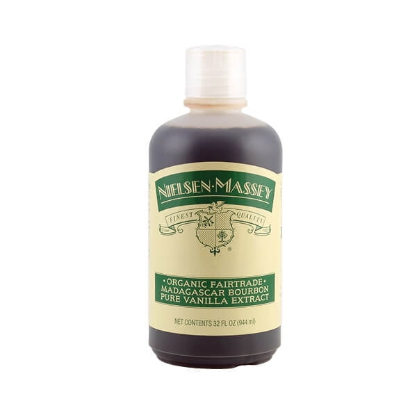 Nielsen-Massey Organic Fairtrade Madagascar Bourbon Pure Vanilla Extract, 32 oz