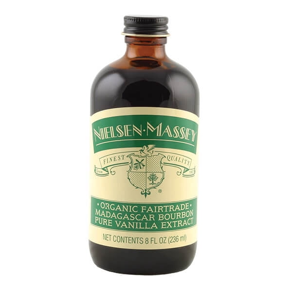 Nielsen-Massey Organic Fairtrade Madagascar Bourbon Pure Vanilla Extract, 8 ounces