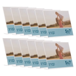 Snap Clear Acrylic Self-Standing Frames 7x5 Inch - Pack of 12
