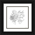 thumbnail image 1 of Nieman, Rachel 12x12 Black Ornate Wood Framed with Double Matting Museum Art Print Titled - Make It a Good Day, 1 of 4