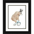 thumbnail image 1 of Nieman, Rachel 12x14 Black Ornate Wood Framed with Double Matting Museum Art Print Titled - Bear on a Bike, 1 of 4