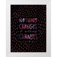 thumbnail image 1 of Nieman, Rachel 12x14 White Modern Wood Framed Museum Art Print Titled - Nothing Changes, 1 of 4