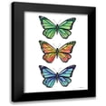 thumbnail image 1 of Nieman, Rachel 19x24 Black Modern Framed Museum Art Print Titled - Stacked Wonderful Butterflies, 1 of 5