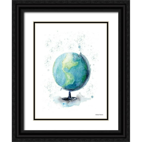 Nieman, Rachel 19x24 Black Ornate Wood Framed with Double Matting Museum Art Print Titled - Globe
