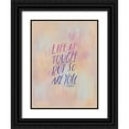 thumbnail image 1 of Nieman, Rachel 19x24 Black Ornate Wood Framed with Double Matting Museum Art Print Titled - Life is Tough, 1 of 4