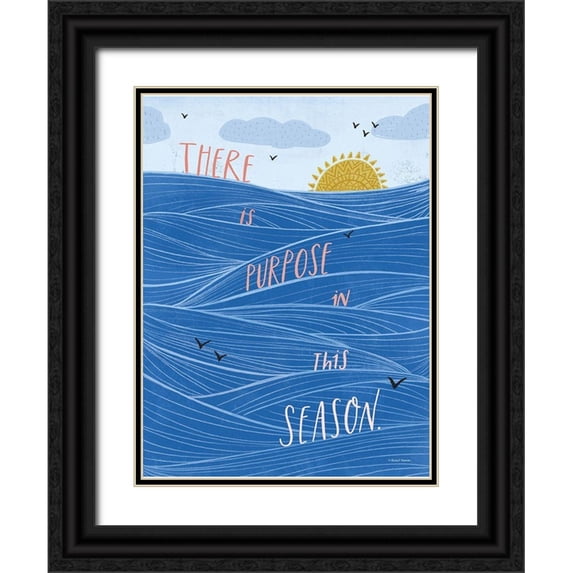 Nieman, Rachel 19x24 Black Ornate Wood Framed with Double Matting Museum Art Print Titled - There is Purpose
