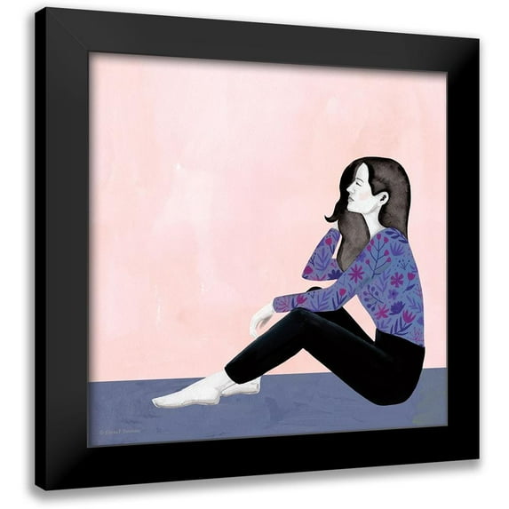 Nieman, Rachel 20x20 Black Modern Framed Museum Art Print Titled - Contemporary Portrait III